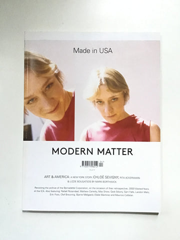 Modern Matter magazine Spring Summer 2013 chloe sevigny mark borthwick