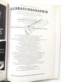 Gebrauchsgraphik magazine on International Advertising Art March 1954