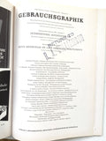 Gebrauchsgraphik magazine on International Advertising Art March 1954