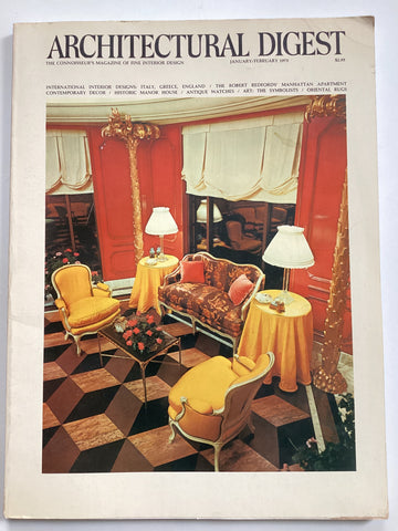 Architectural Digest January / February 1975