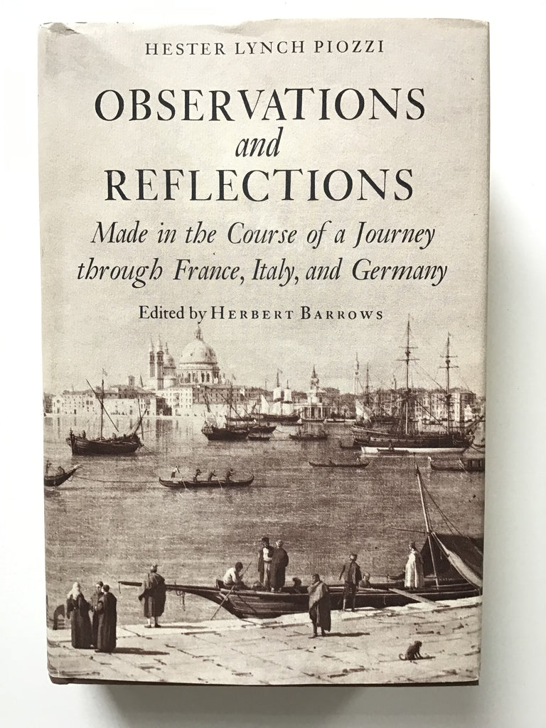 Observations and Reflections