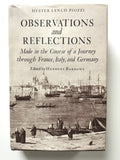 Observations and Reflections