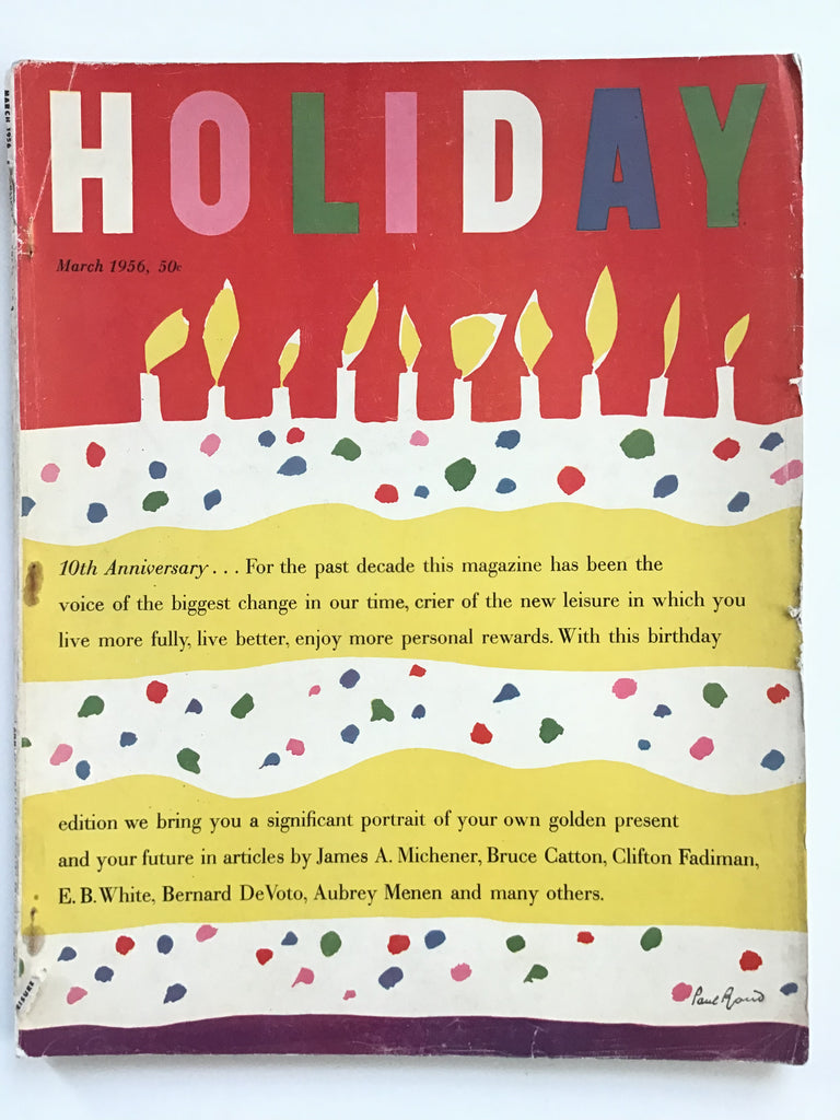 Holiday magazine March 1956