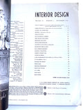 Interior Design magazine September 1961