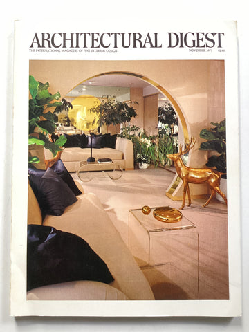 Architectural Digest November 1977