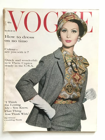 Vogue Magazine March 15, 1961