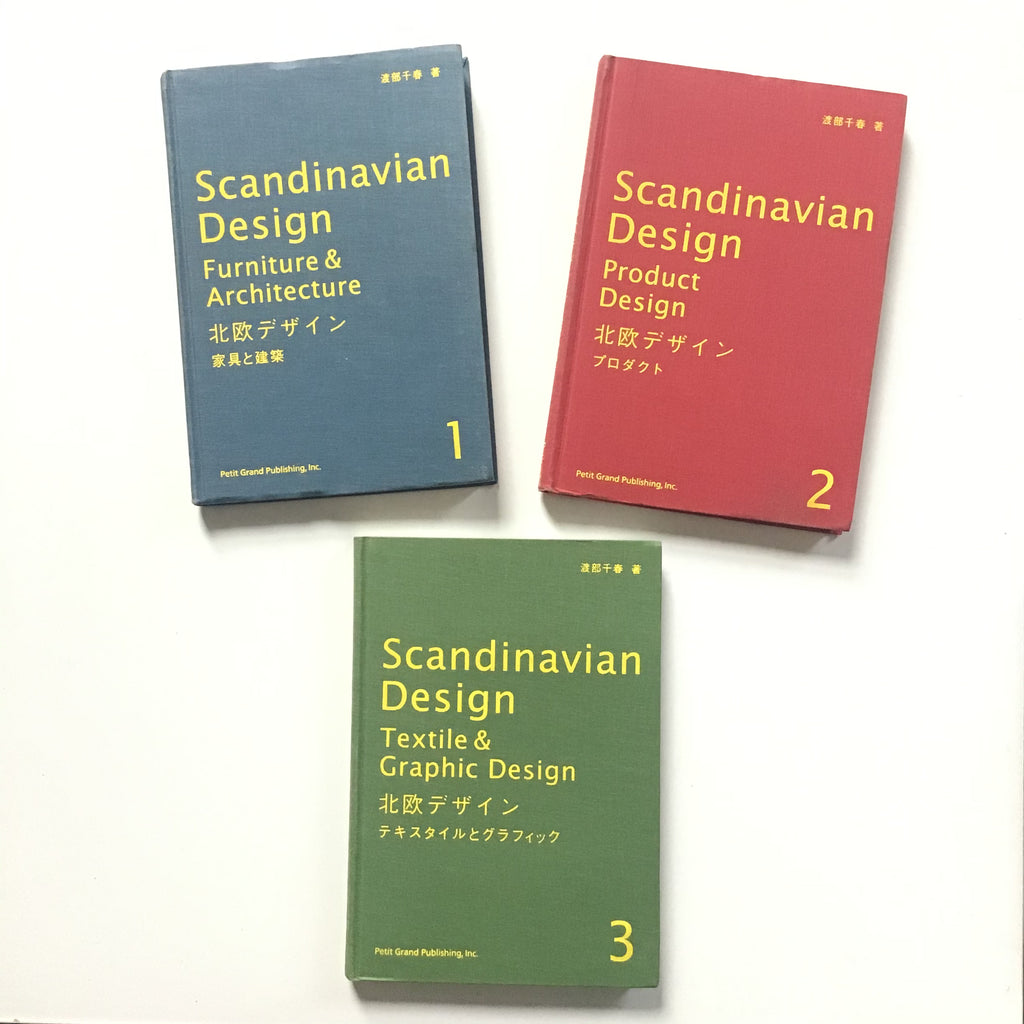 Scandinavian Design  -3 volumes- Furniture & Architecture/ Product Design / Textile & Graphic Design