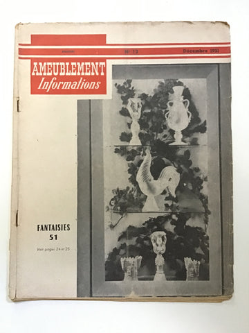 Ameublement Informations Décembre 1951