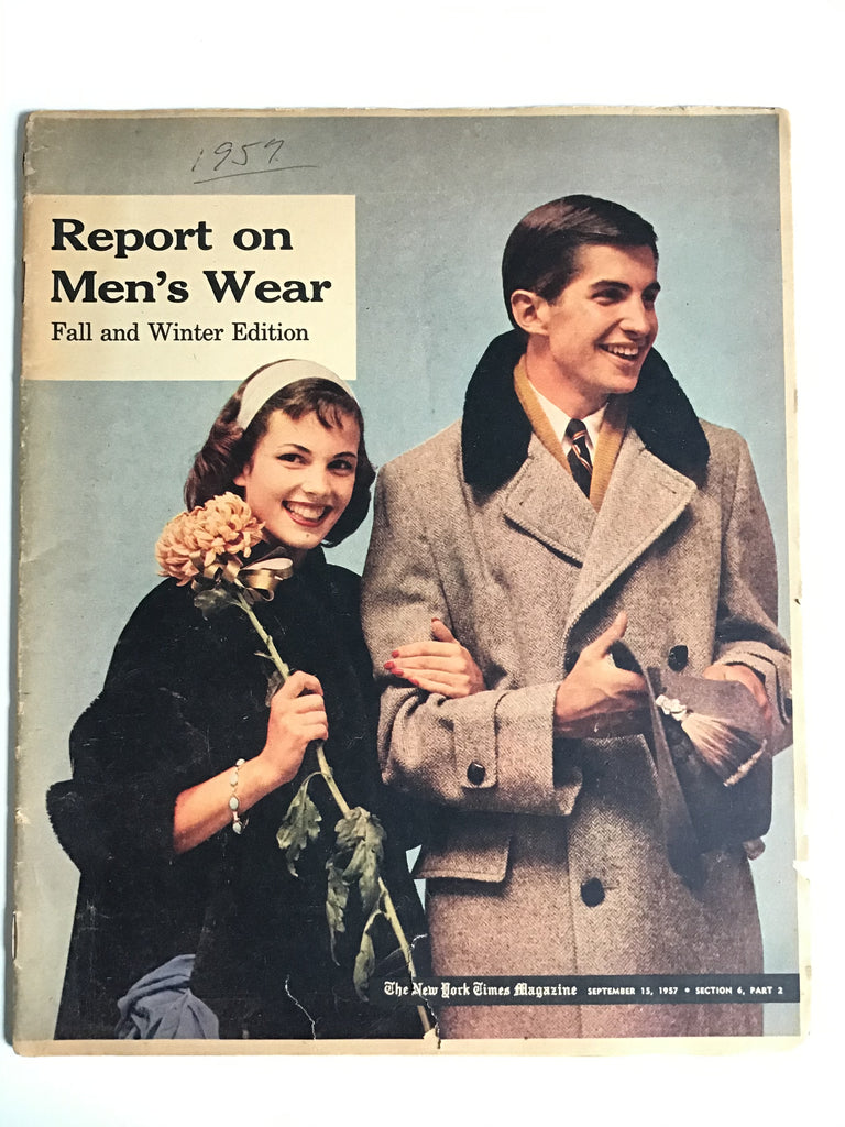 Report on Men’s Wear September 15, 1957 – High Valley Books