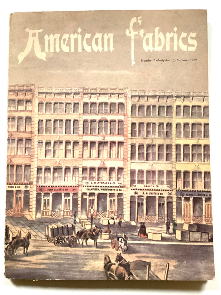 American Fabrics number 22 Summer 1952