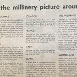 Women's Wear Daily : Selling Millinery