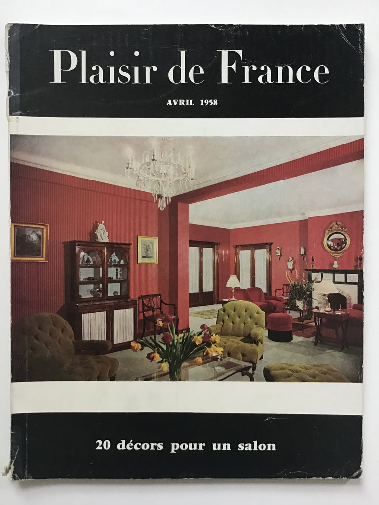 Plaisir de France Avril 1958