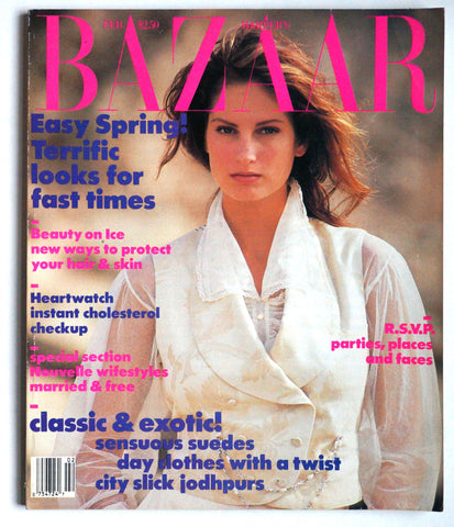 Harper's Bazaar February 1989 