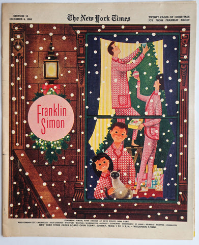 Franklin Simon advertising supplement 1959