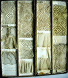 Old folding box/display for 24 lace samples
