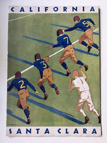 California Santa Clara Official Program 1929
