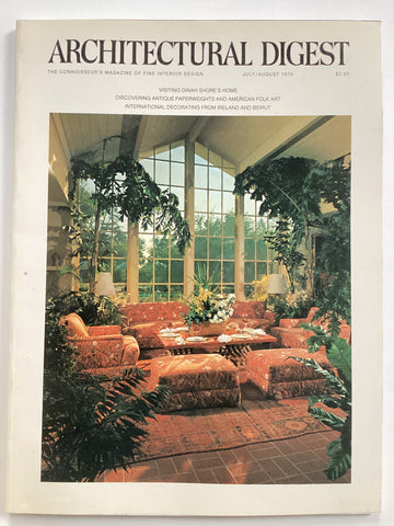 Architectural Digest July/ August 1974