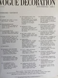 Vogue Decoration no. 14. mai 1988
