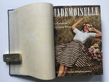 Mademoiselle magazine bound, July-August- September- October- November- December 1939