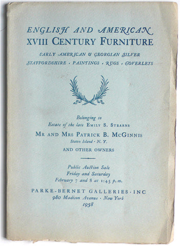 English & American XVIII Century Furniture