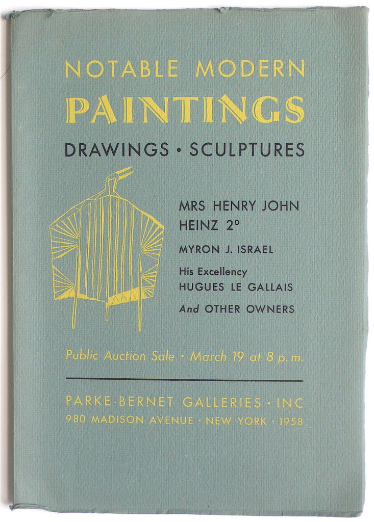 Notable Modern Paintings/ Drawings/ Sculptures