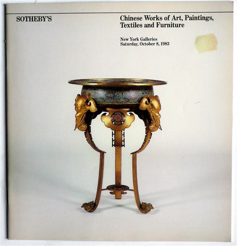 Chinese Works of Art, Paintings, Textiles and Furniture