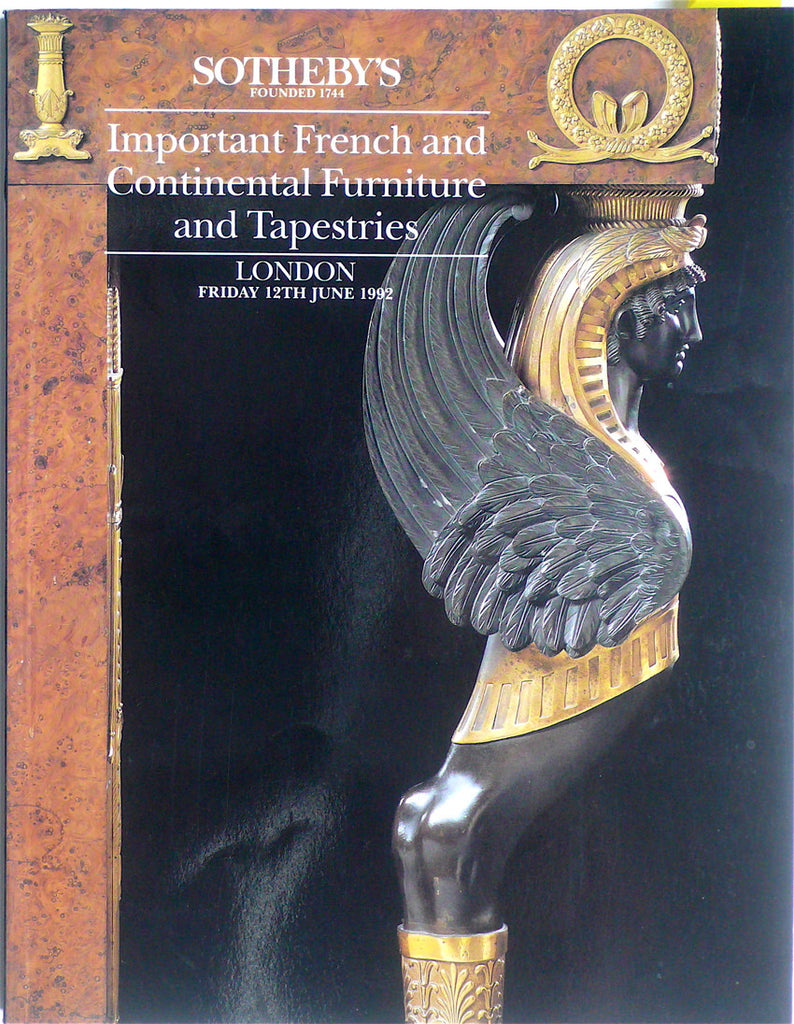 Important French and Continental Furniture and Tapestries