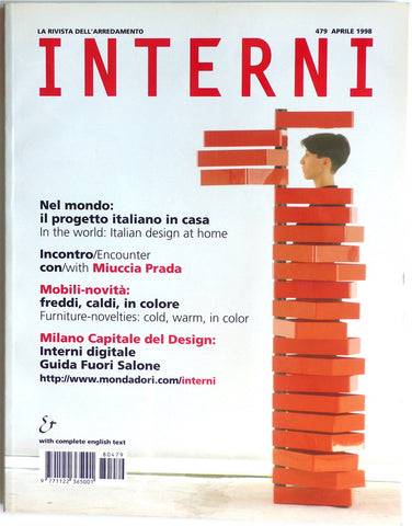Interni 'La Rivista dell'arredamento'  479  Aprile 1998