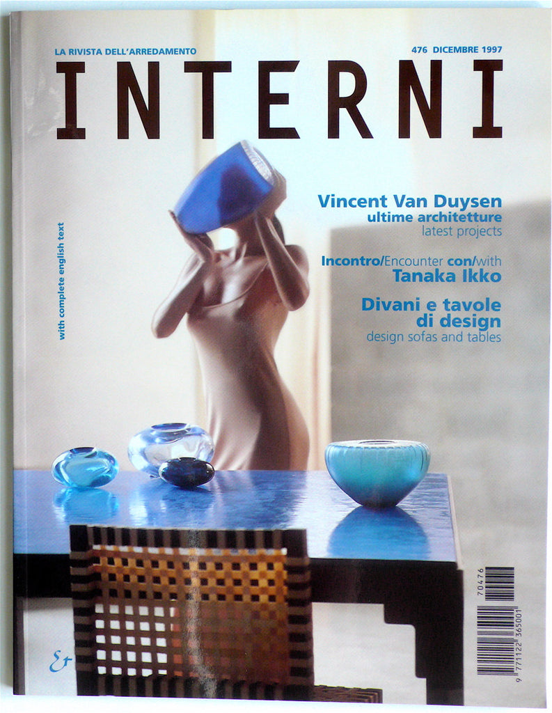 Interni 'La Rivista dell'arredamento'  476 Dicembre 1997
