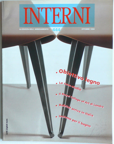 Interni 'La Rivista dell'arredamento'  444 Ottobre 1994