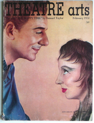 Theatre Arts February 1951/ Richard Avedon cover