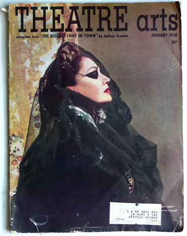 Theatre Arts January  1950/ Richard Avedon cover