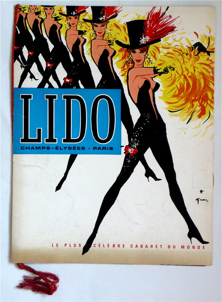 Lido program with Rene Gruau cover