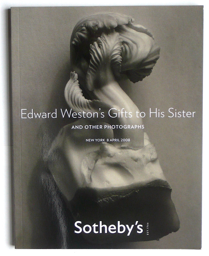 Edward Weston's Gifts to his Sister
