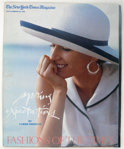 "Fashions of the Times" February 26, 1989  New York Times Magazine Supplement