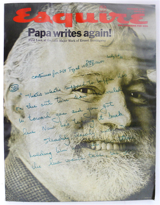 "Papa Writes Again!"  Esquire October 1970