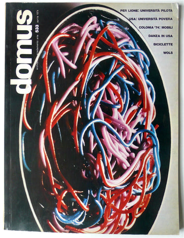 Domus magazine Aprile 1974 533