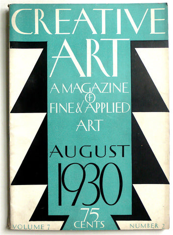 Creative Art August 1930   Francis Bacon- Interior Decorator.