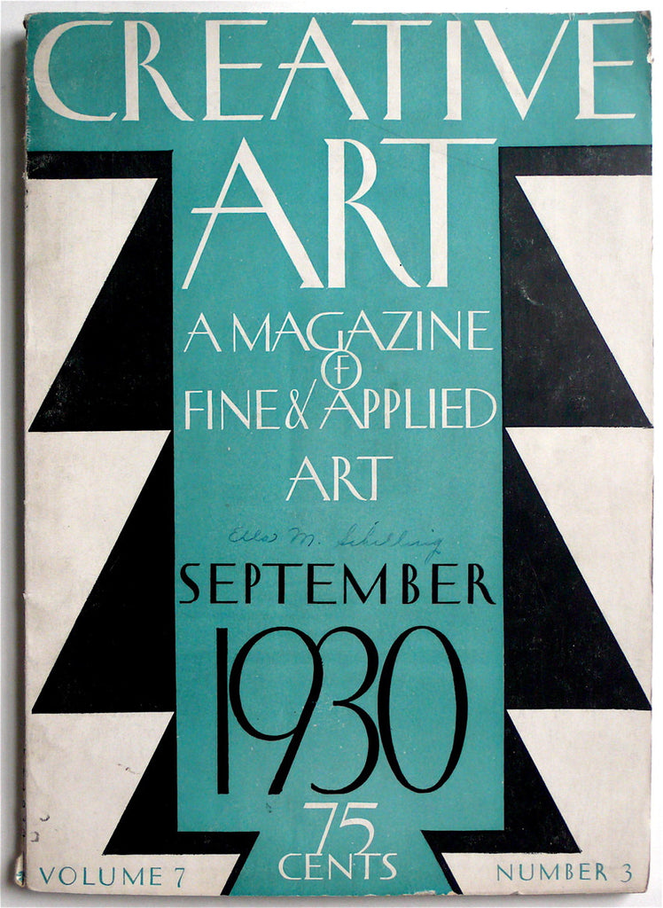 Creative Art September 1930