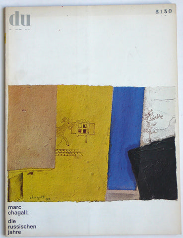 Du magazine July 1962 Marc Chagall