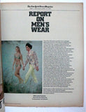 "Report on Men's Wear" April 16 1972