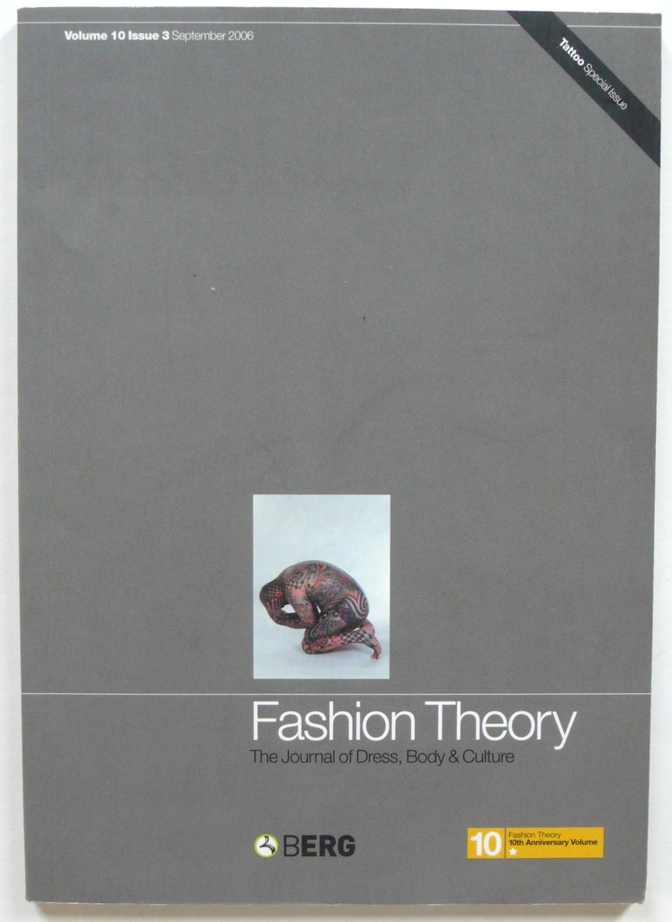fashion theory the journal of dress body and culture Fashion Theory: The Journal of Dress, Body and Culture: 9780857852533