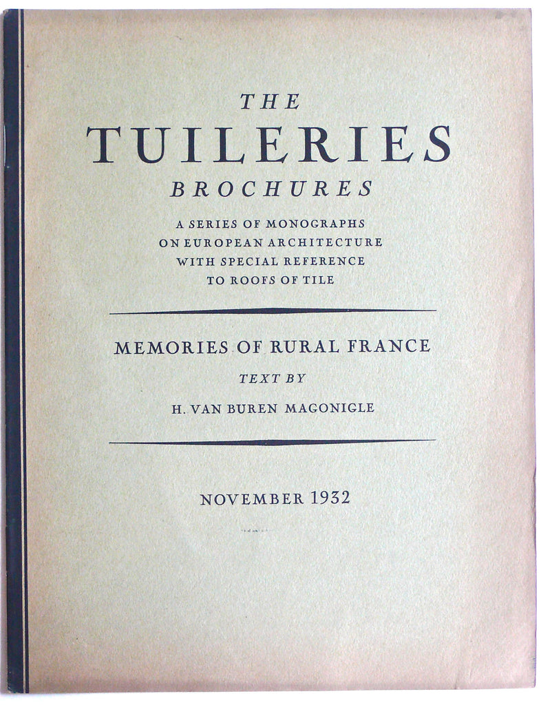 The Tuileries Brochures November 1932  