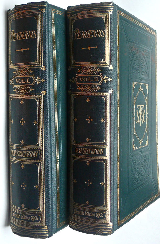 Pendennis by William Thackeray in two volumes 1869