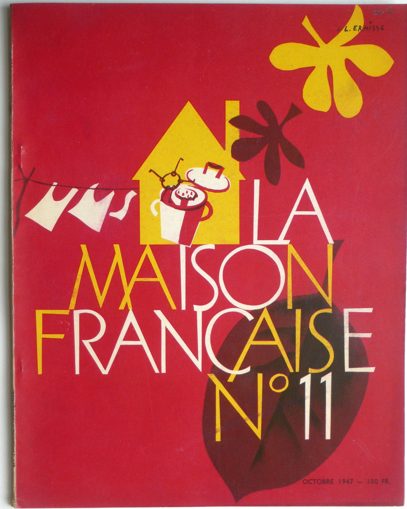 La Maison Francaise  No. 11 Octobre 1947 Jean Leleu