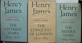 Henry James : The Untried Years ; The Conquest of London ; The Middle Years