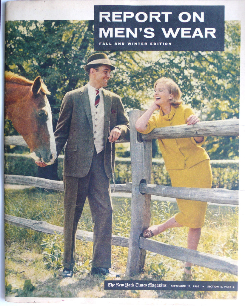 Report on Men's Wear Fall and Winter edition 1960