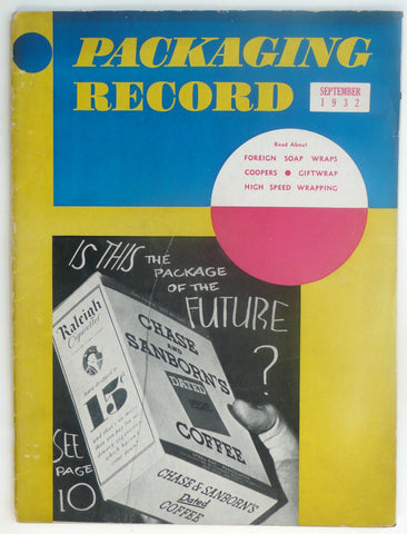 Packaging Record September 1932