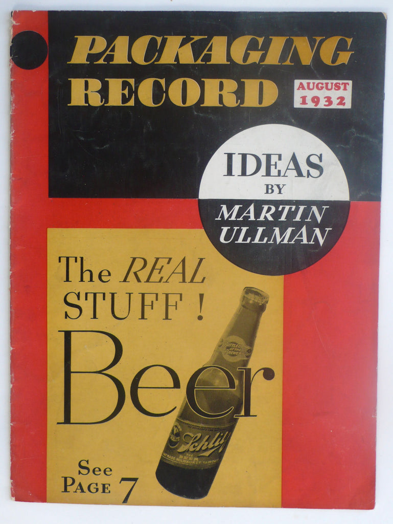 Packaging Record August 1932