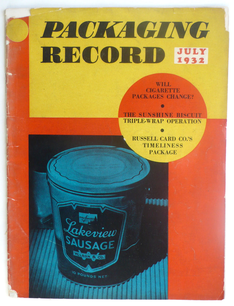 Packaging Record July 1932